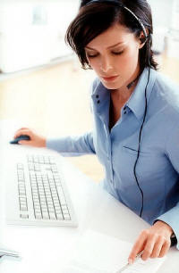 woman medical coding specialist
