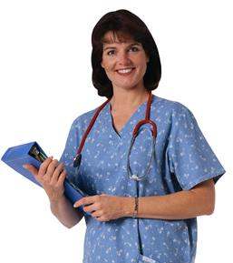 Nurse with a clipboard